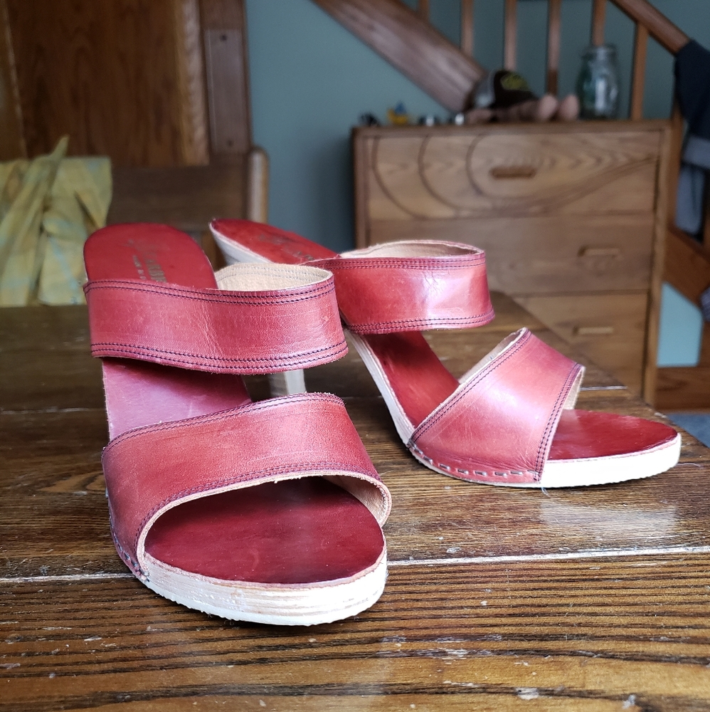 Carber made in Italy leather heels